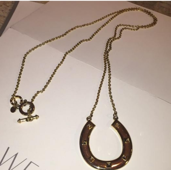 HOUSE OF HARLOW HorseShoe pendant necklace - Picture 5 of 7